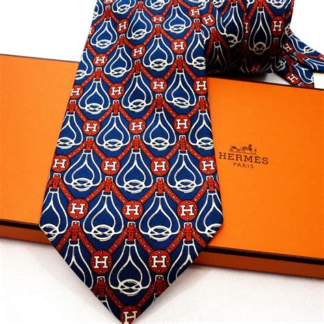 hermes bee tie|Hermes fabric ties.